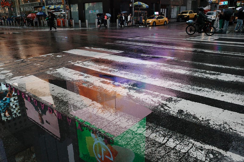 Times Square through a different lens