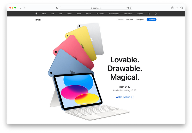 Captivating Apple product design