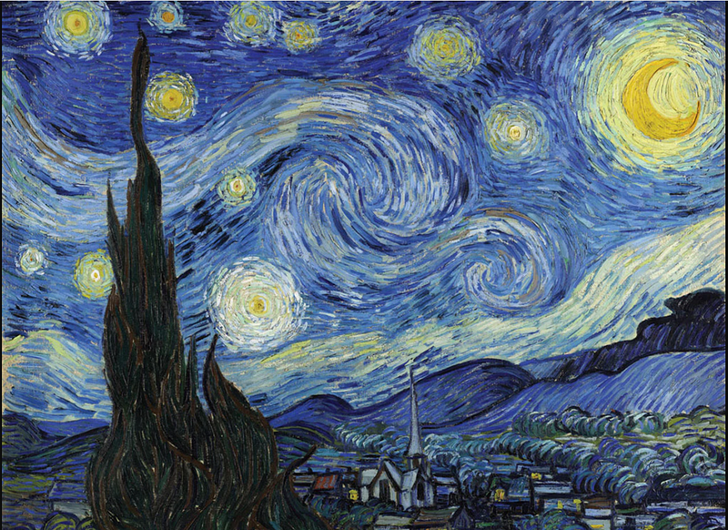 Van Gogh's The Starry Night artwork