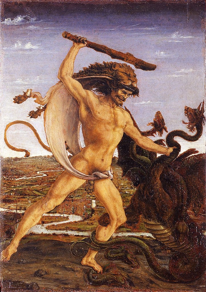 Heracles depicted in art