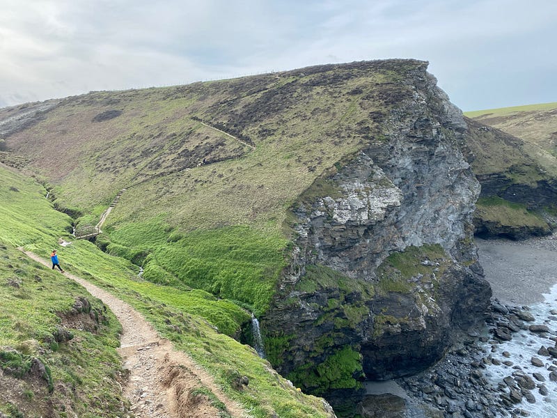 Scenic view of running trails in Cornwall