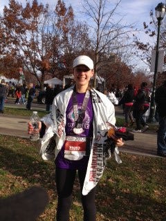 Runner at the Philadelphia Marathon