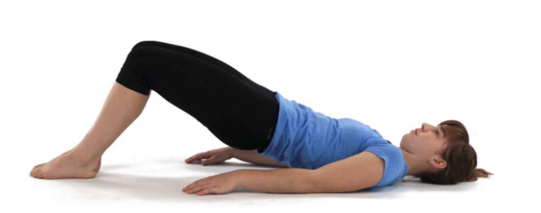 Single-leg glute bridges for glute strength