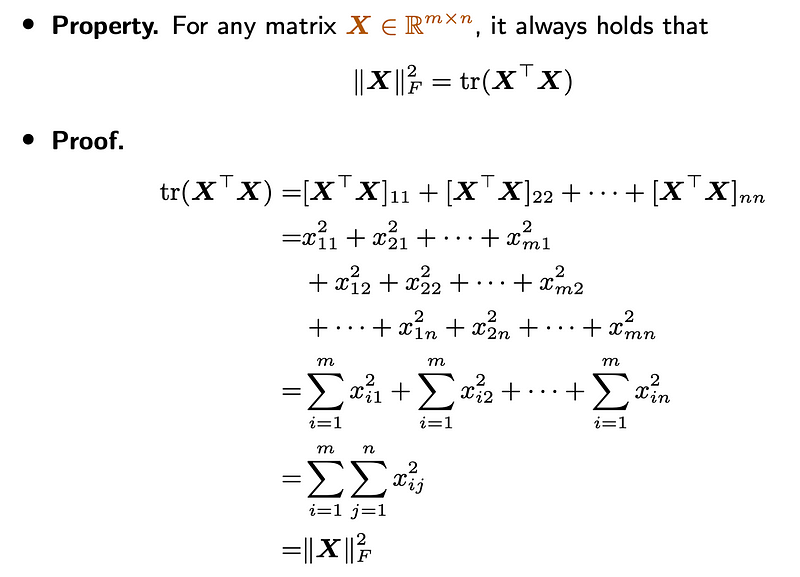 Relationship with Frobenius norm