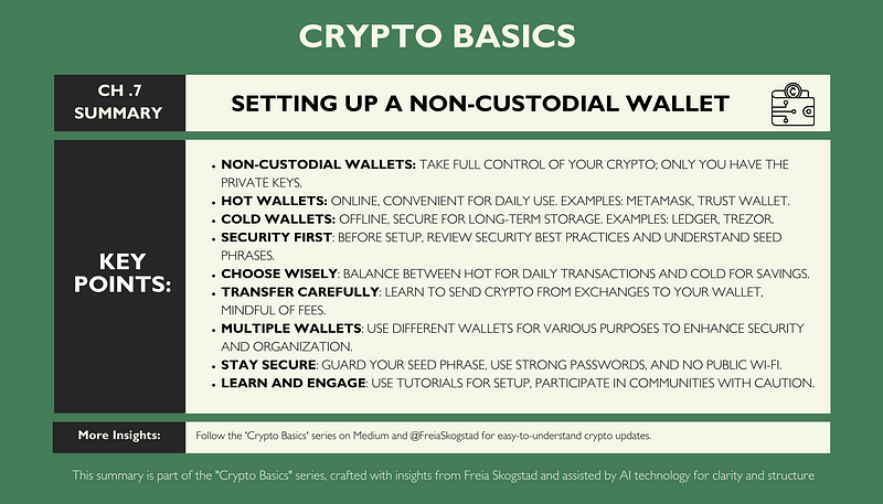 Empowering your crypto journey with non-custodial wallets