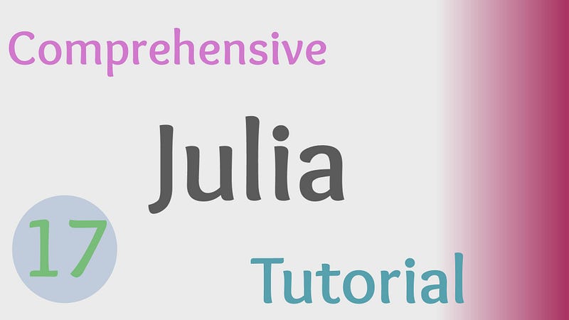 Understanding Type Parameters in Julia