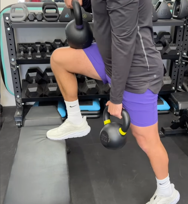 Calf raise exercise for improved strength