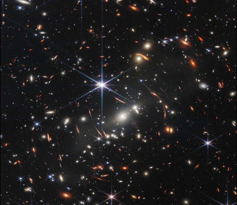 Galaxy cluster SMACS 0723 captured by James Webb Telescope