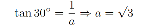 Calculating side length of the triangle