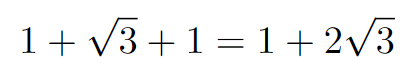 Area comparison of triangles