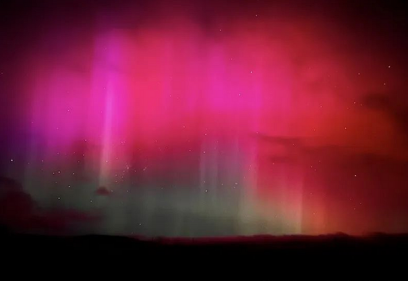 The Southern Lights creating a spectacle in New Zealand